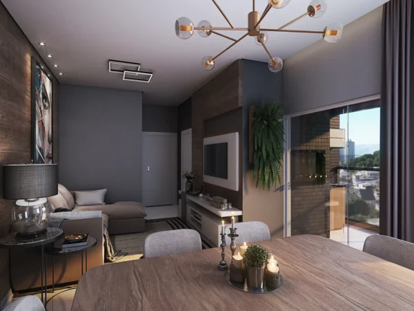 Andar alto no Magnifique Residence