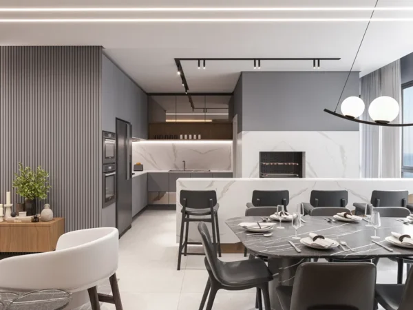 Venda de andar alto no Newport Beach Residence