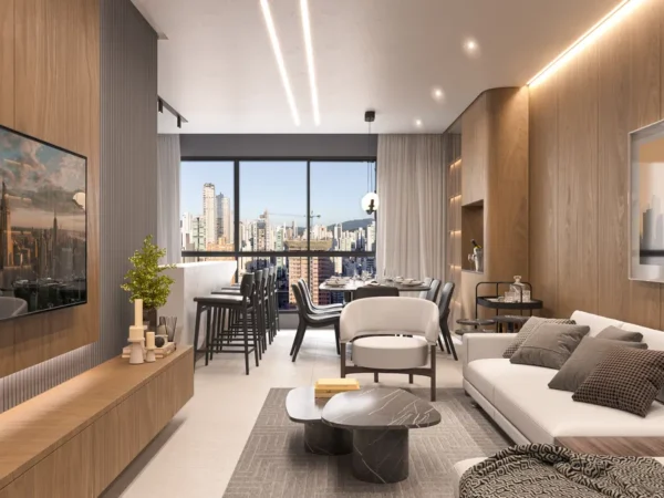 Venda de andar alto no Newport Beach Residence