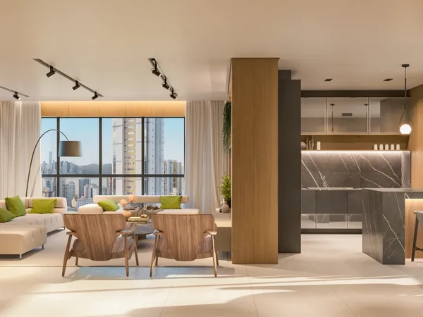 Venda de andar alto no Newport Beach Residence