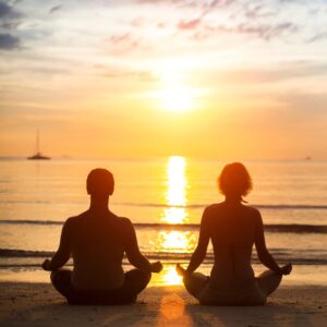 Yoga na praia