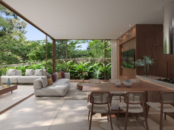 Apartamento garden no Terrazas do Porto