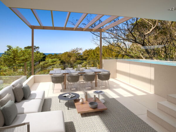 Apartamento garden no Terrazas do Porto