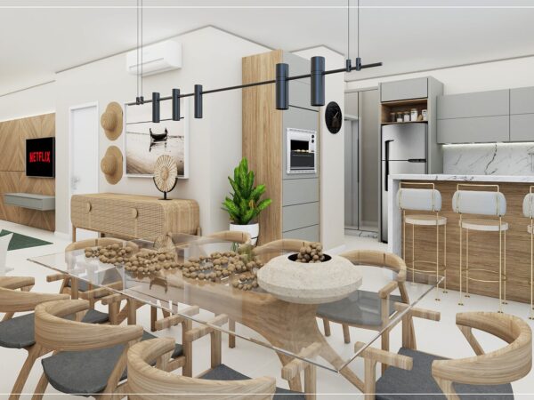 Apartamento Mobiliado no Granada Residencial
