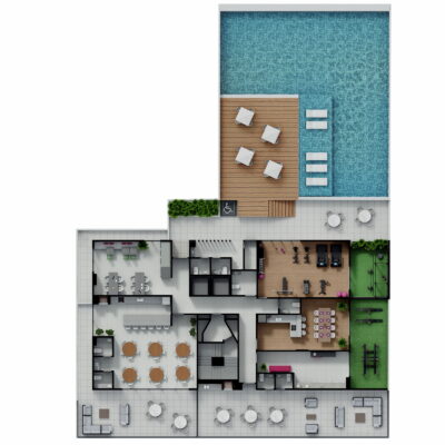 One Residence apartamento tipo loft