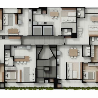 One Residence apartamento tipo loft