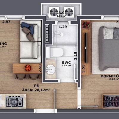 Apartamento à venda no Pass Connect em Itajaí